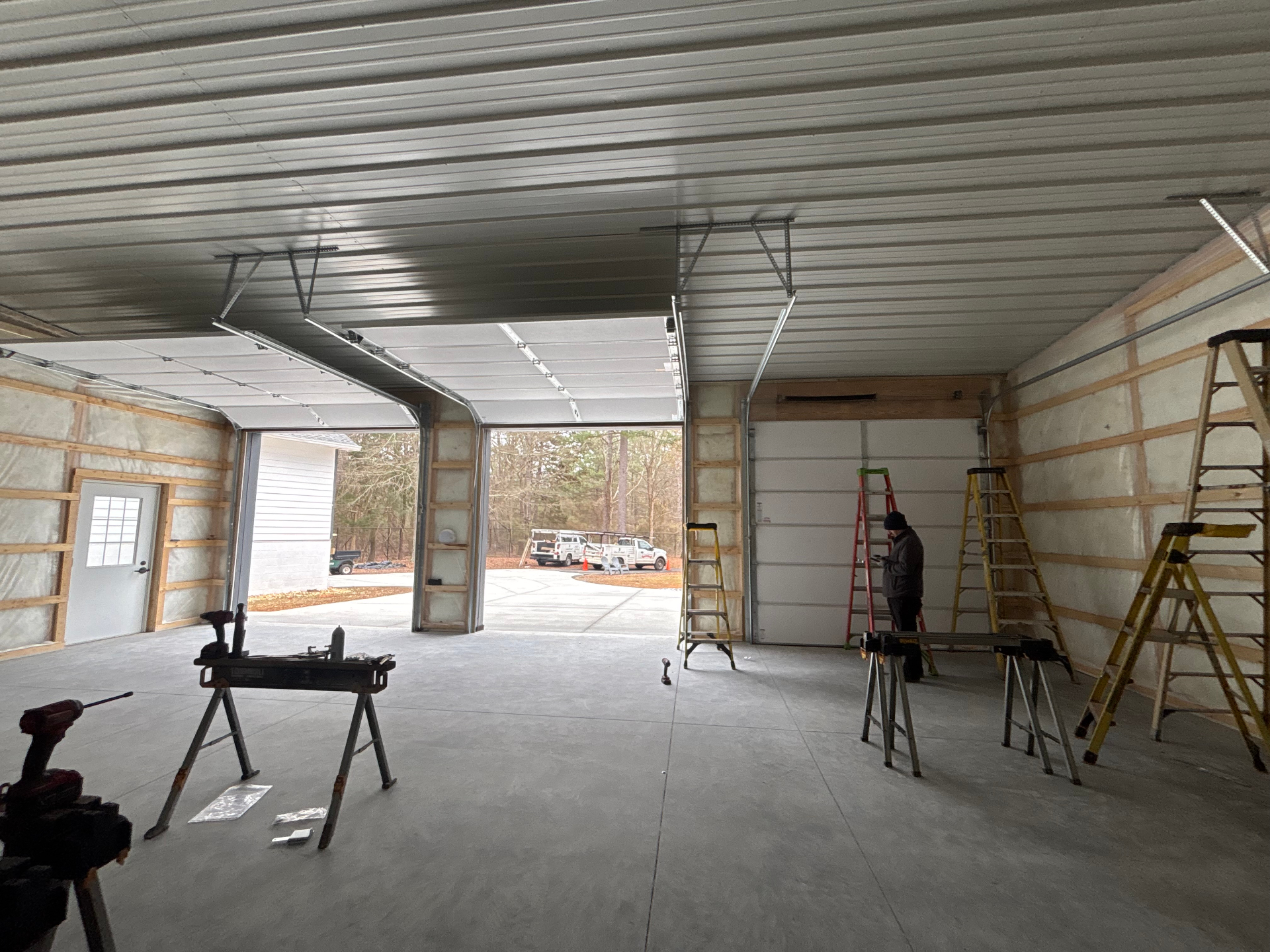 New construction interior install