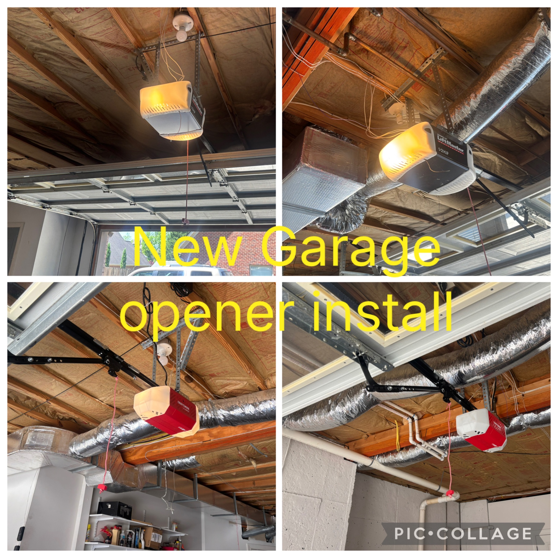 New opener installation